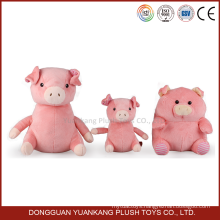 Custom 10 inches promotional soft toy plush pig